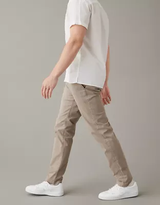 AE AE Flex Slim Straight Lived-In Khaki Pant