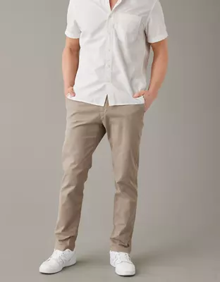 AE AE Flex Slim Straight Lived-In Khaki Pant