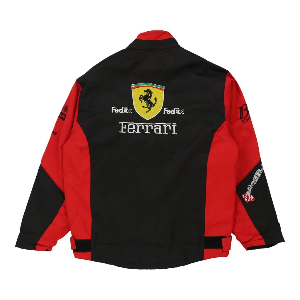 Age 16 Ferrari Graphic Jacket - 2XL Black Cotton