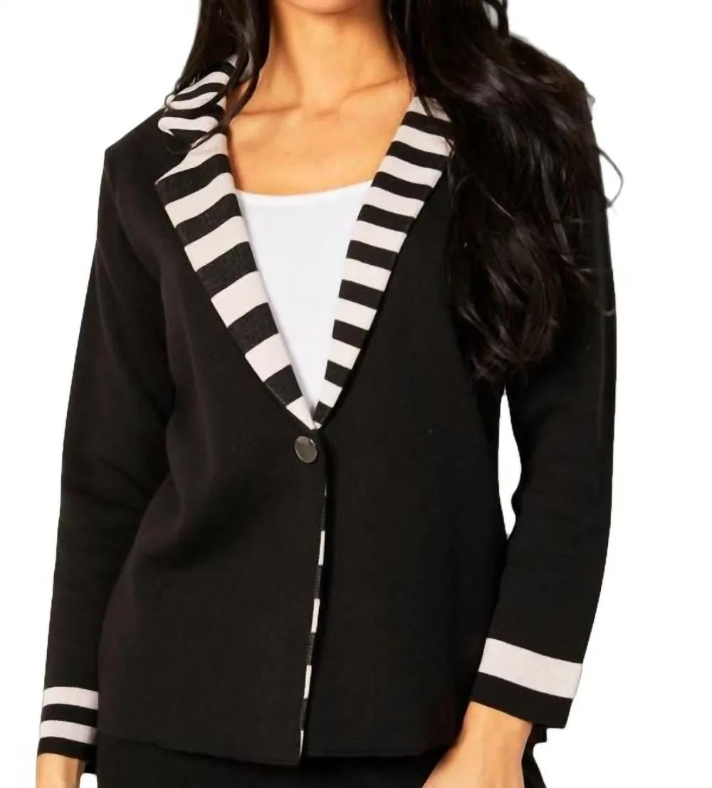 Angel Apparel - Double Striped Blazer