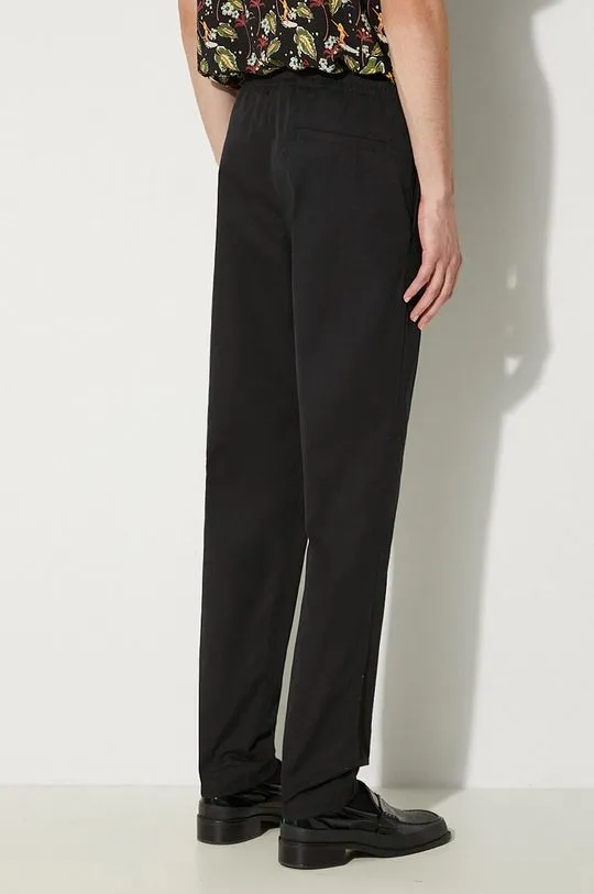 A.P.C. cotton trousers men's black color