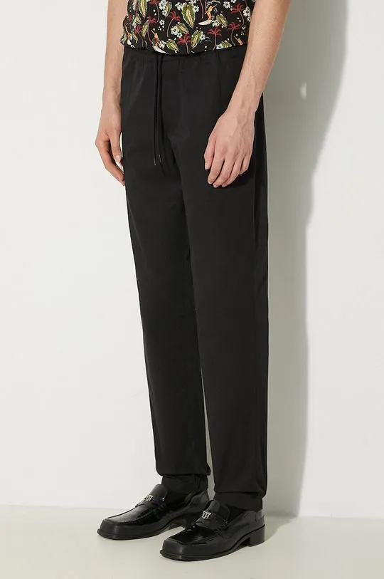 A.P.C. cotton trousers men's black color