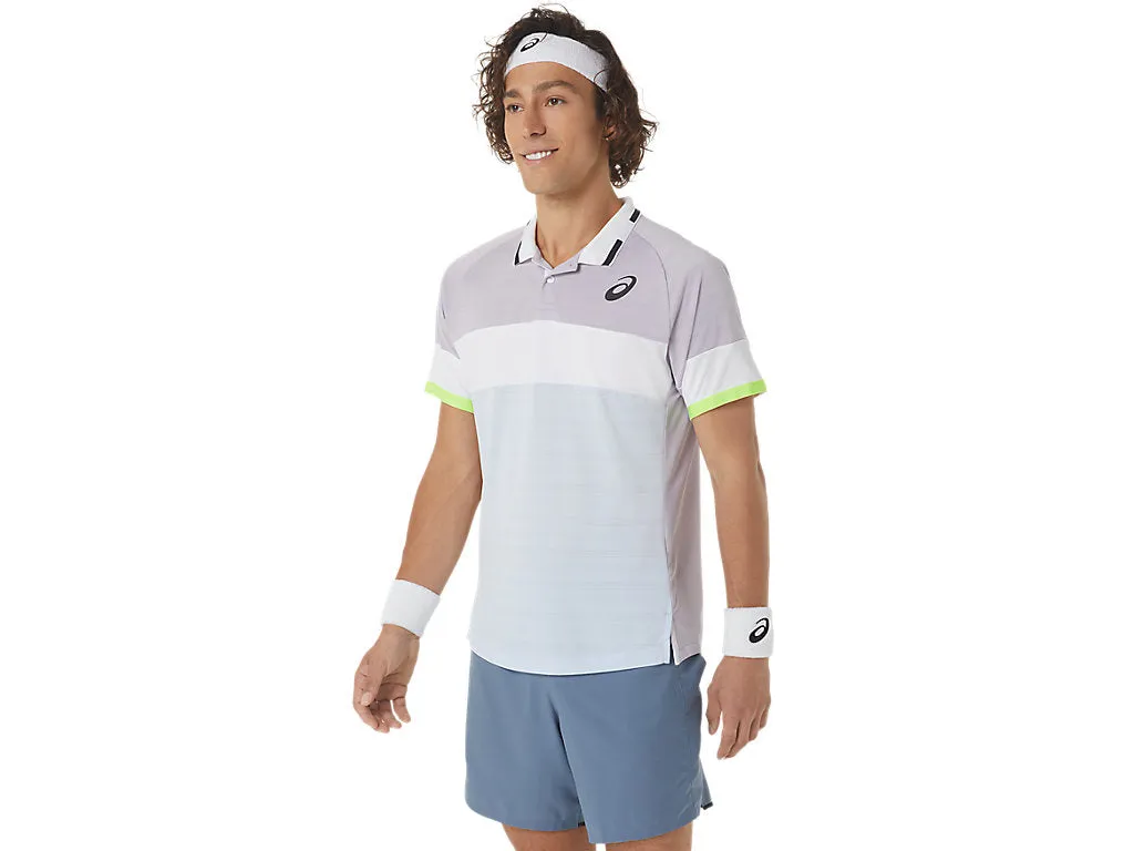 Asics Polo Shirt Match Heren Violet