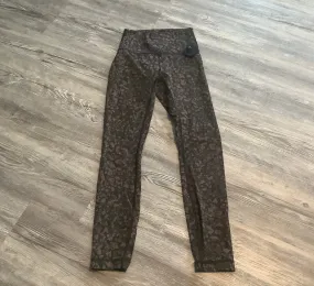 Athletic Leggings By Lululemon In Brown, Size: 2