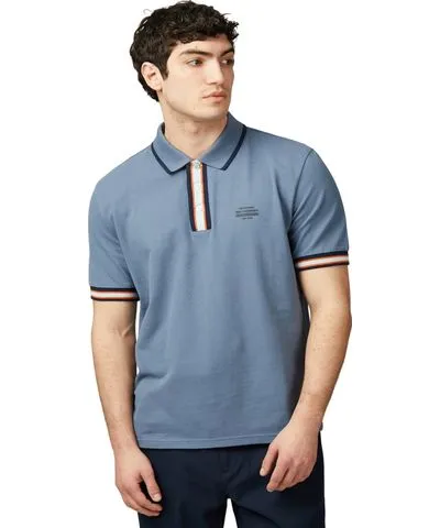 Ben Sherman Men's Placket Interest Polo Shirt