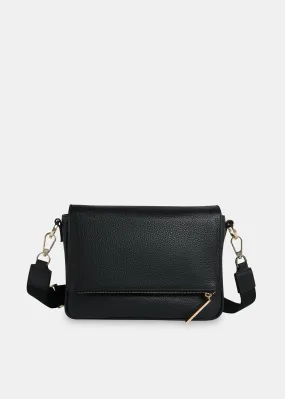 Black Large Bibi Crossbody Bag