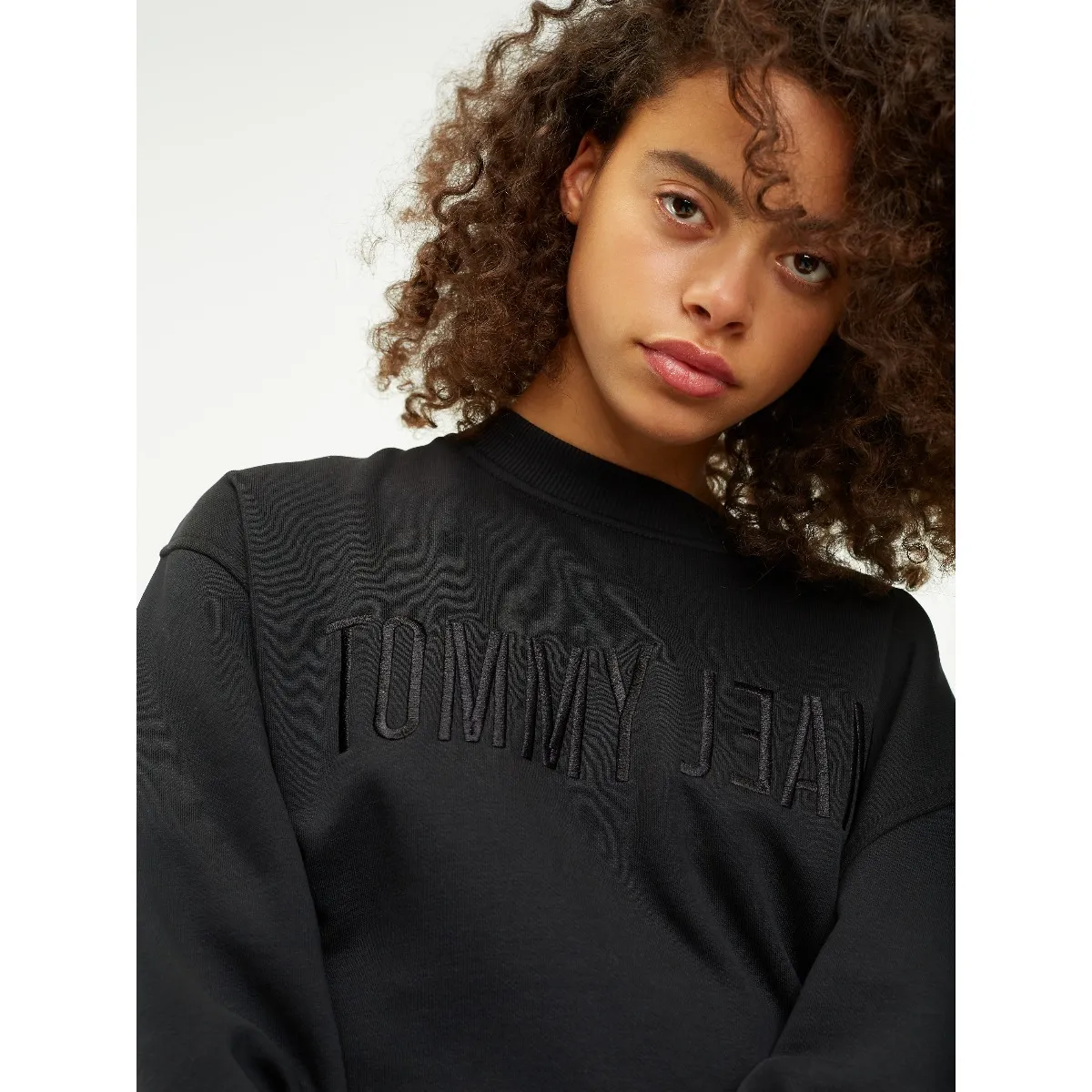 Black Soft Fleece Logo Jumper | Sweatshirts & Hoodies | Tommy Hilfiger