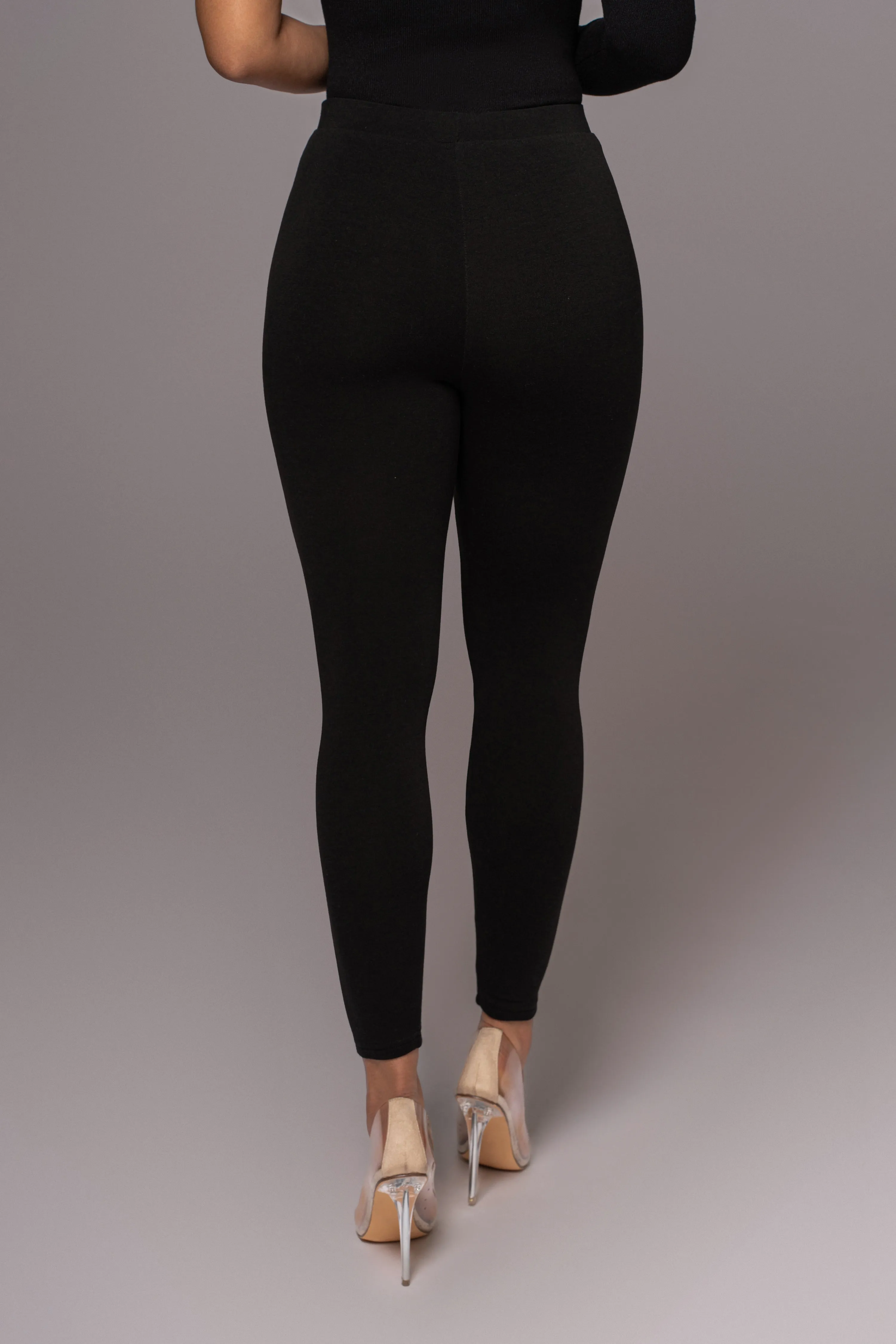 Black Transcend High Rise Leggings