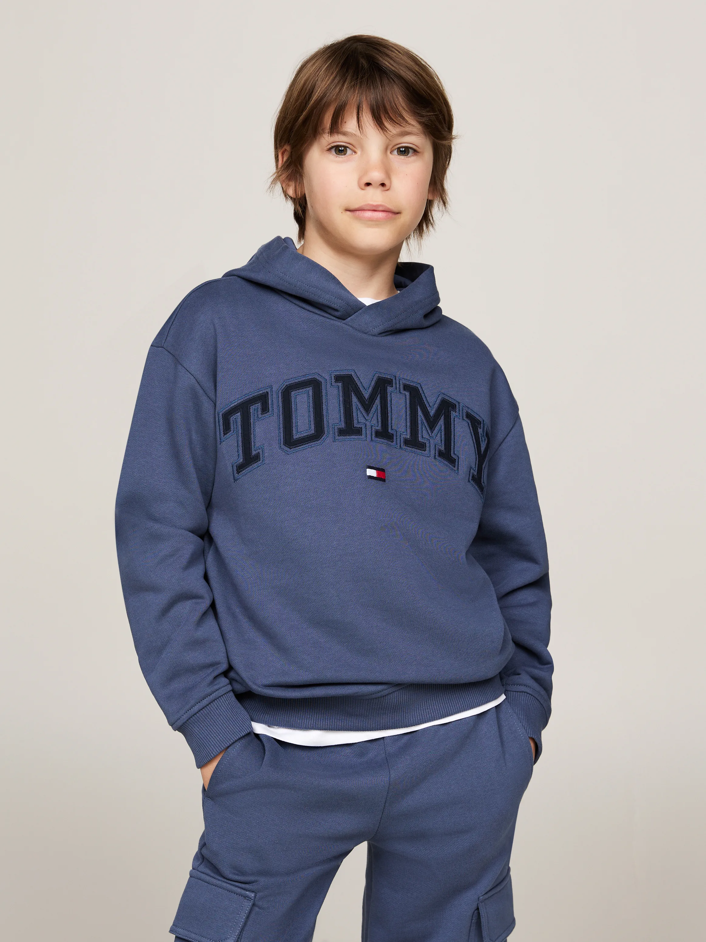 Boys 8-16 Varsity Logo Embroidery Hoodie | Sweatshirts & Hoodies | Tommy Hilfiger