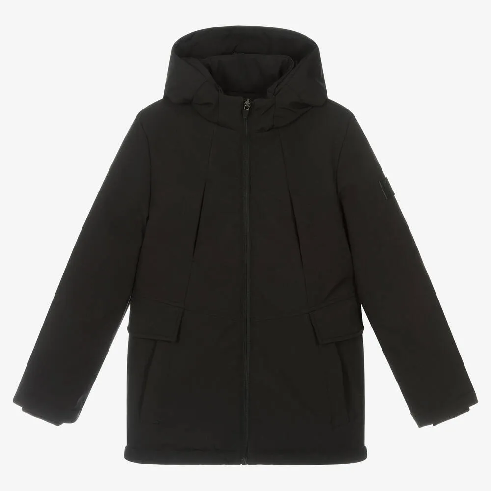 Boys Black Padded Coat