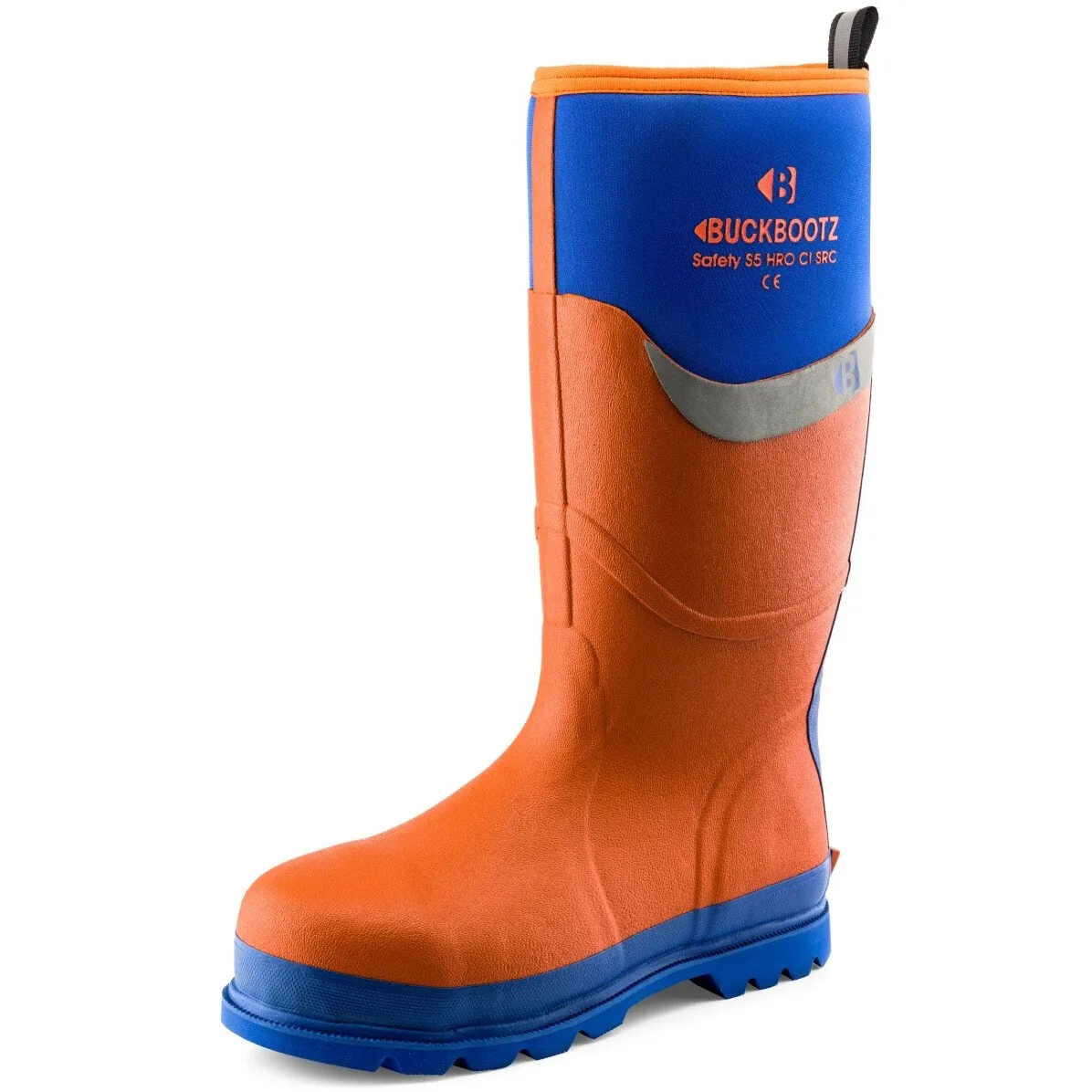 Buckbootz Buckler BBZ6000 Safety Wellington Boot (HRO CI SRC S5) Buck Boots