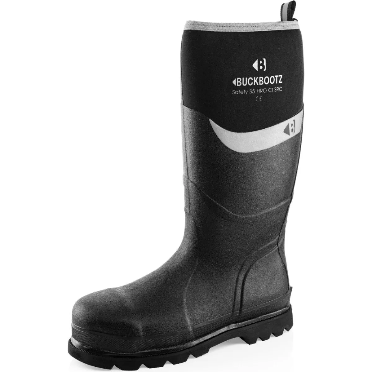 Buckbootz Buckler BBZ6000 Safety Wellington Boot (HRO CI SRC S5) Buck Boots