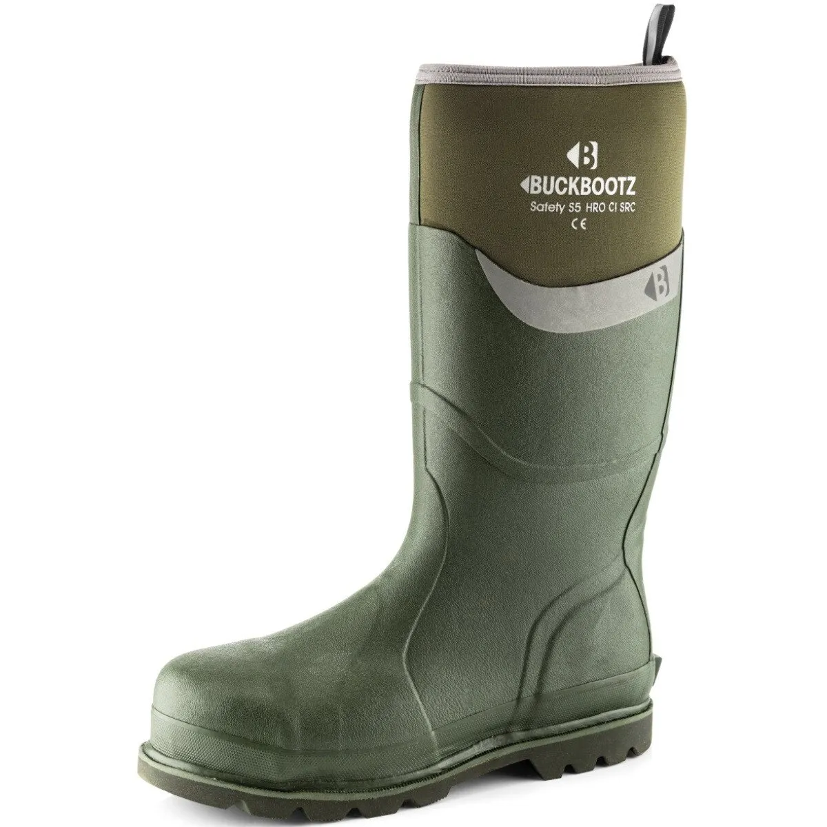 Buckbootz Buckler BBZ6000 Safety Wellington Boot (HRO CI SRC S5) Buck Boots