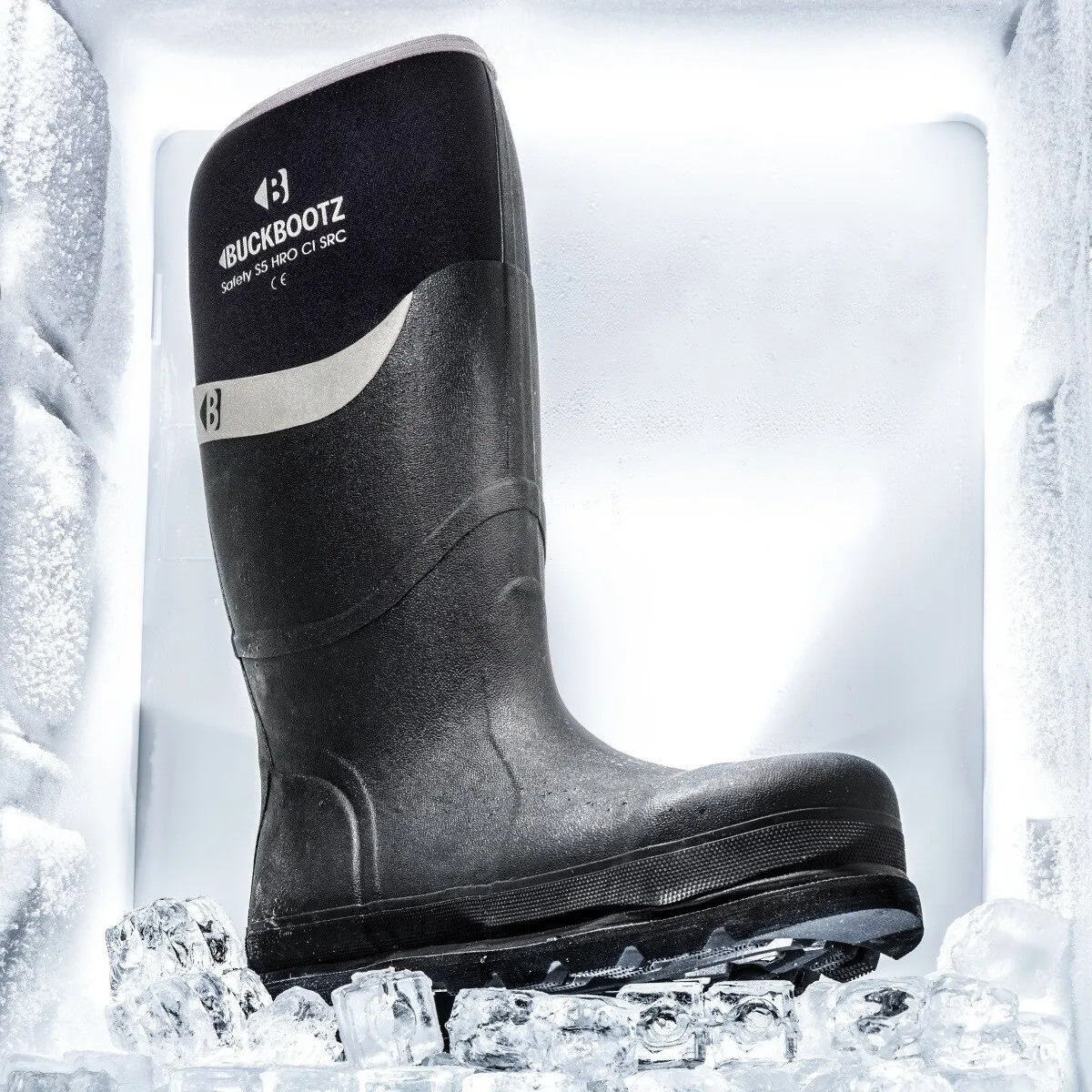 Buckbootz Buckler BBZ6000 Safety Wellington Boot (HRO CI SRC S5) Buck Boots