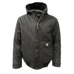 Buckhorn River Men's Storm Cuffed Hooded Bomber Jacket