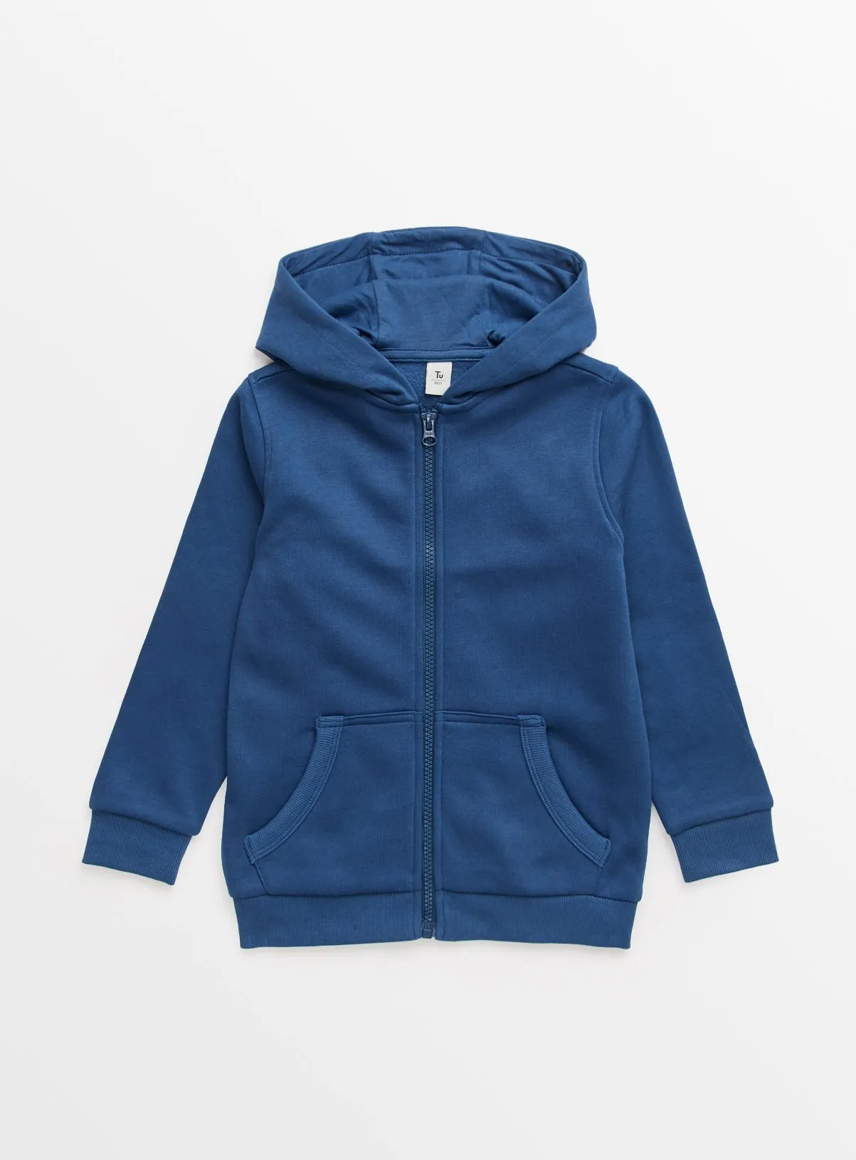 Buy Blue Zip-Through Hoodie 8 years | Jumpers and hoodies | Tu