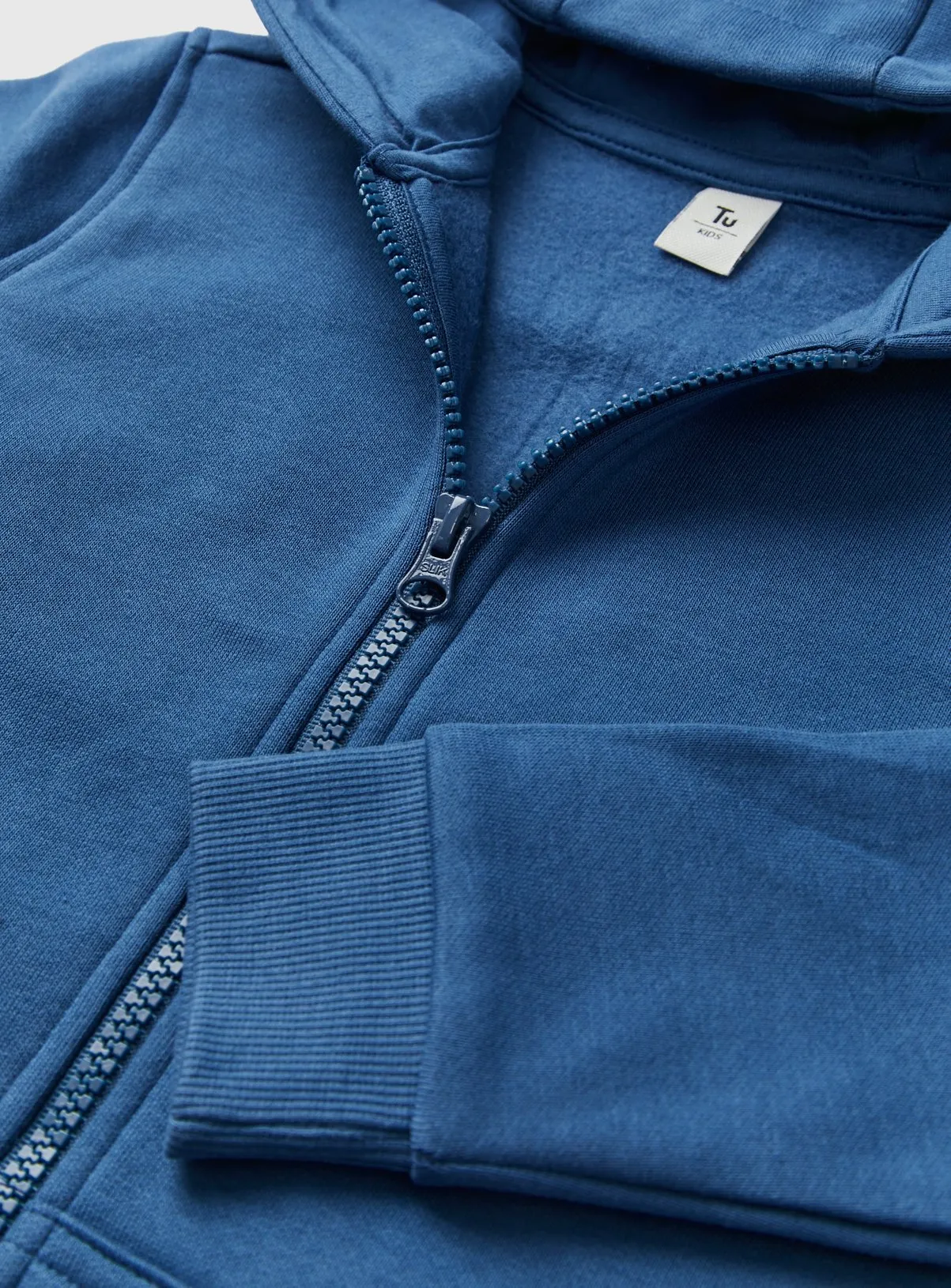 Buy Blue Zip-Through Hoodie 8 years | Jumpers and hoodies | Tu