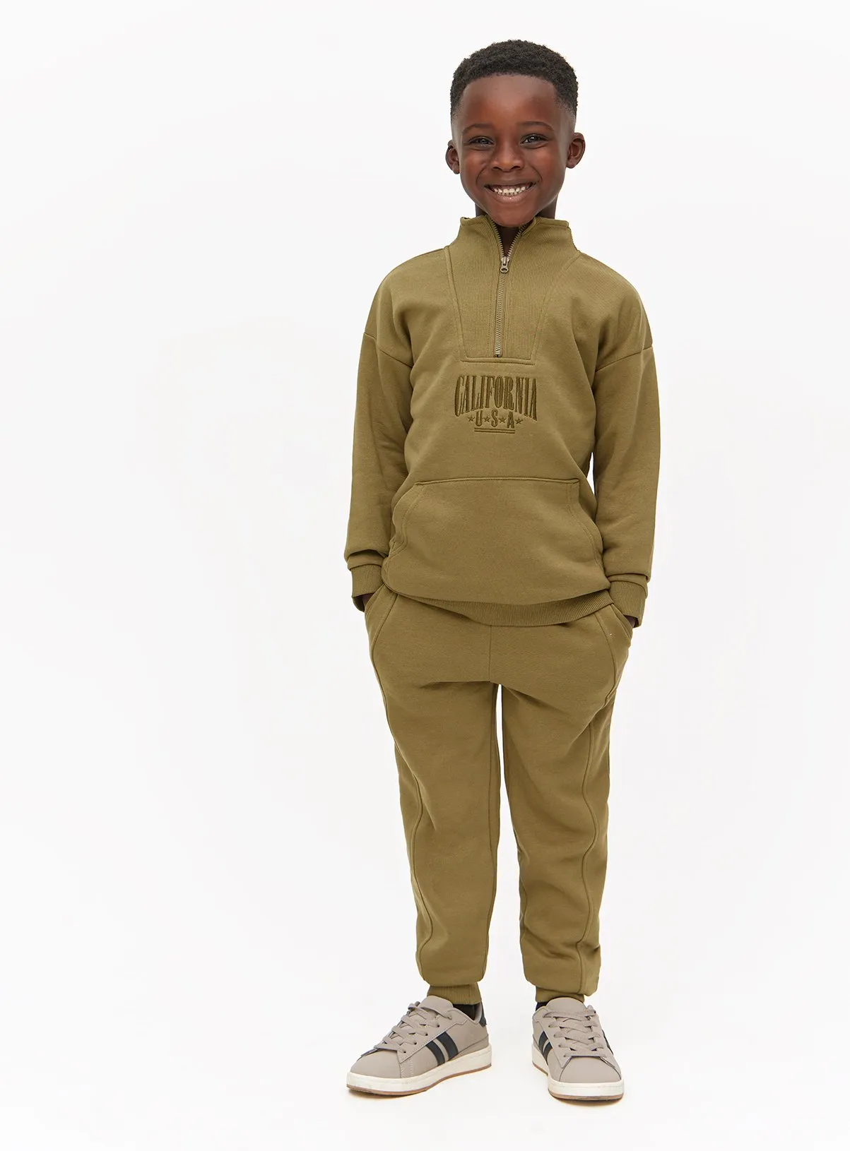 Buy Khaki Sweatshirt & Joggers 9 years | Jumpers and hoodies | Tu