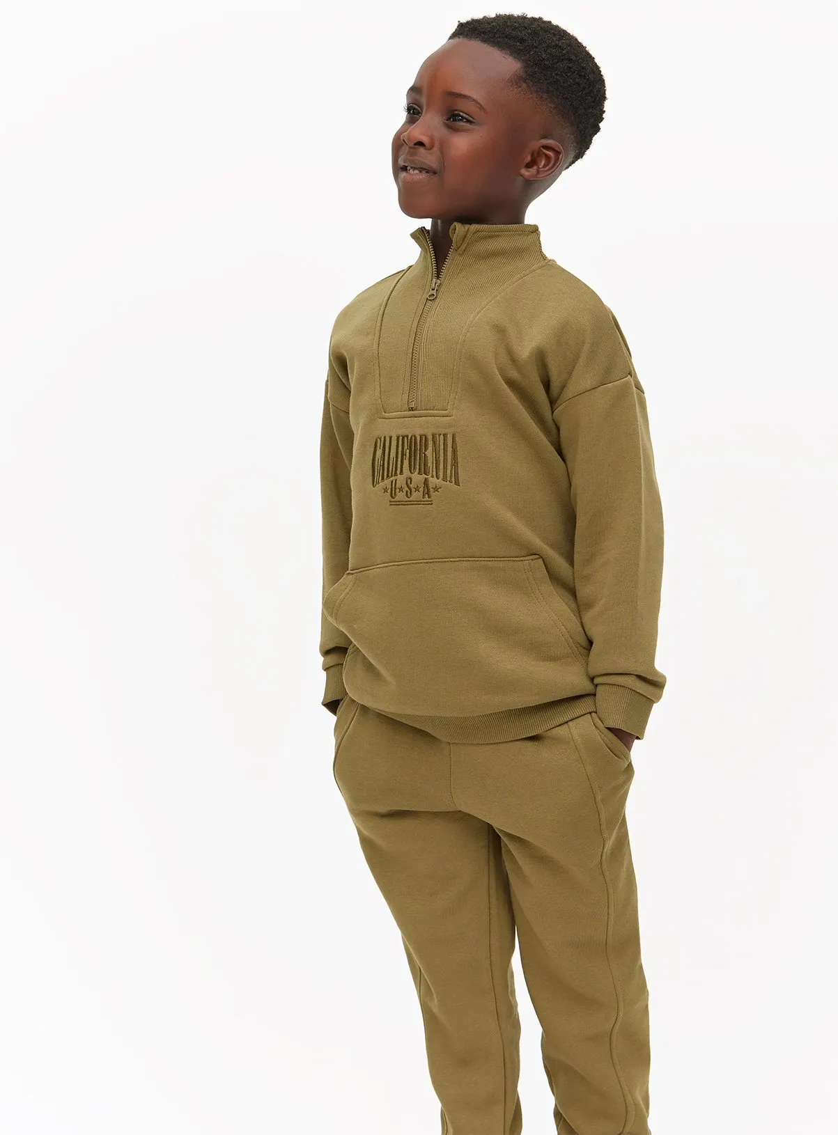 Buy Khaki Sweatshirt & Joggers 9 years | Jumpers and hoodies | Tu