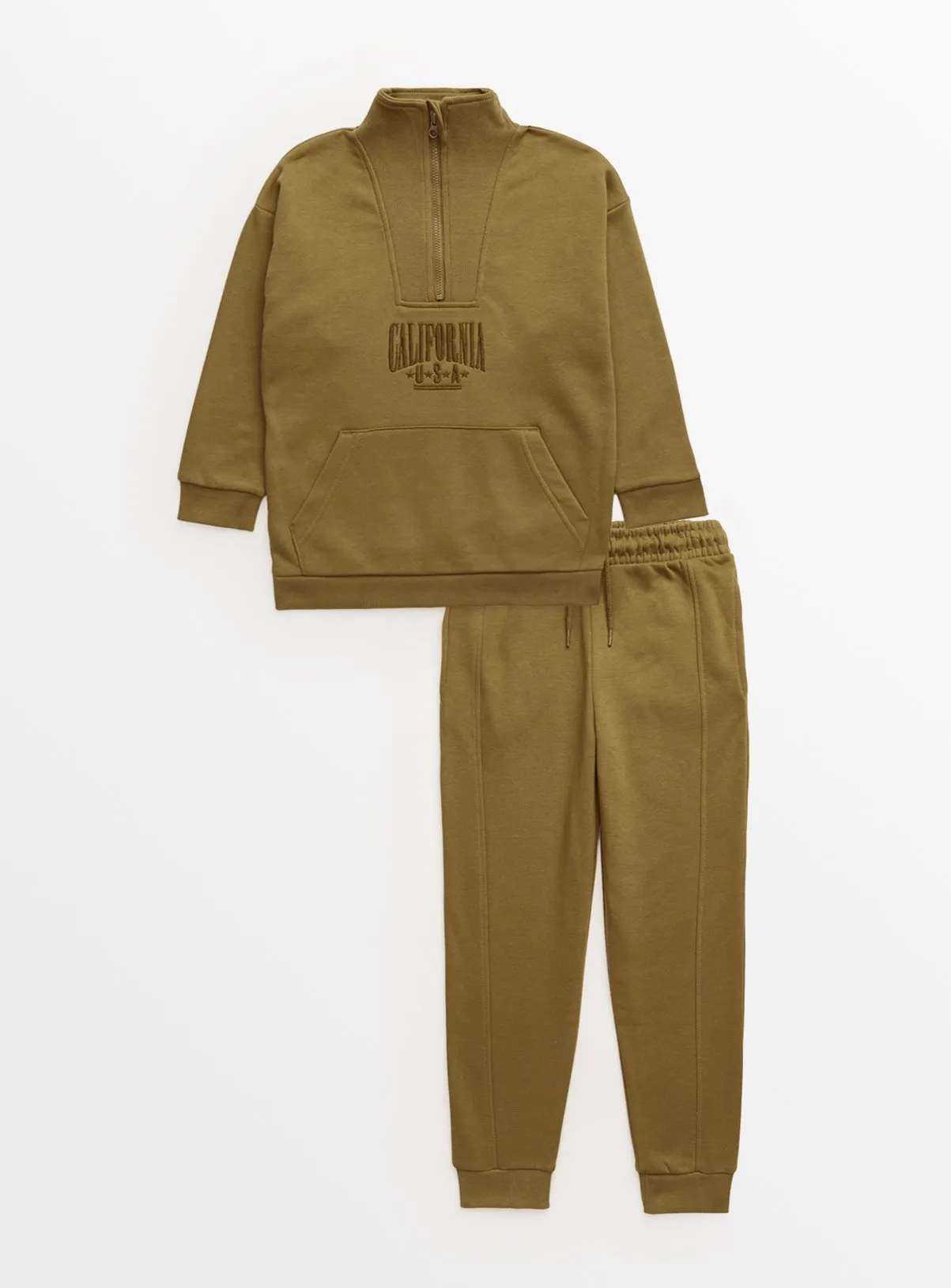 Buy Khaki Sweatshirt & Joggers 9 years | Jumpers and hoodies | Tu