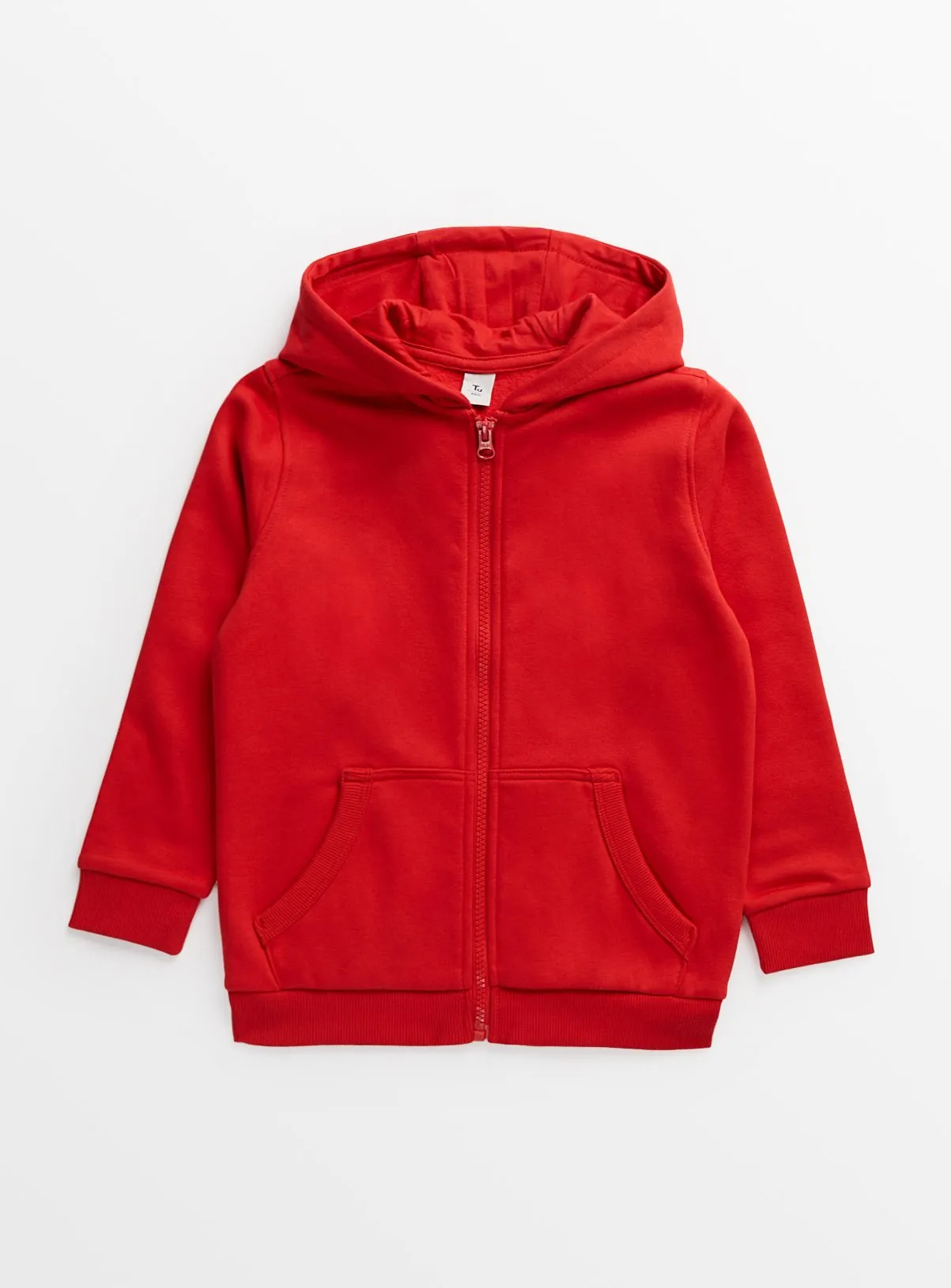 Buy Red Zip-Through Hoodie 1 year | Jumpers and hoodies | Tu