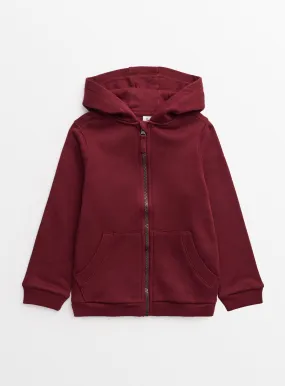 Buy Red Zip Through Hoodie  13 years | Jumpers and hoodies | Tu