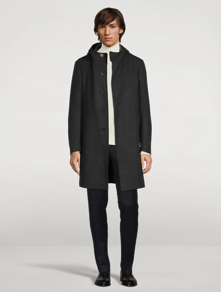 CANALI Wool Padded Coat