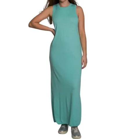 CRUSH Dana Floaty Tank Dress In Aqua