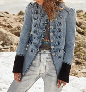 Denim Jacket Seamed and structured