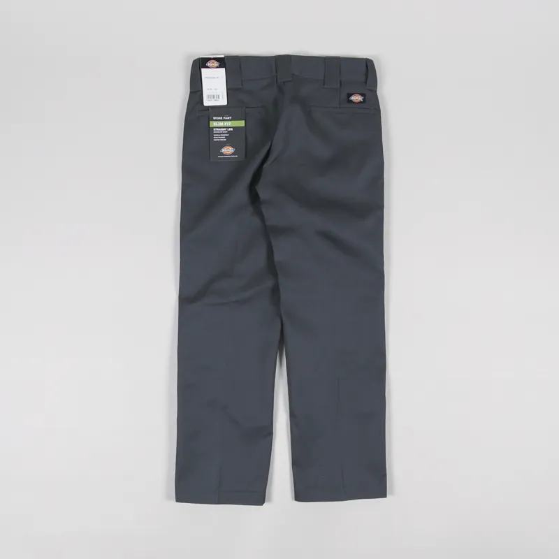 Dickies 873 Slim Straight Work Pant Recycled Charcoal Grey