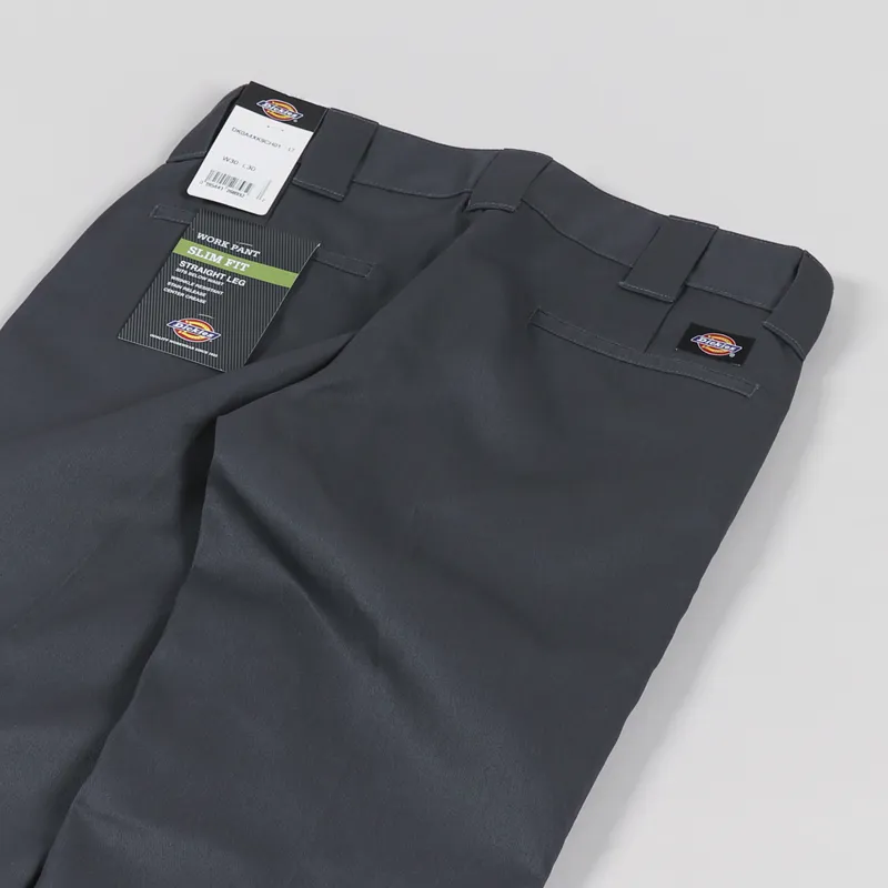 Dickies 873 Slim Straight Work Pant Recycled Charcoal Grey