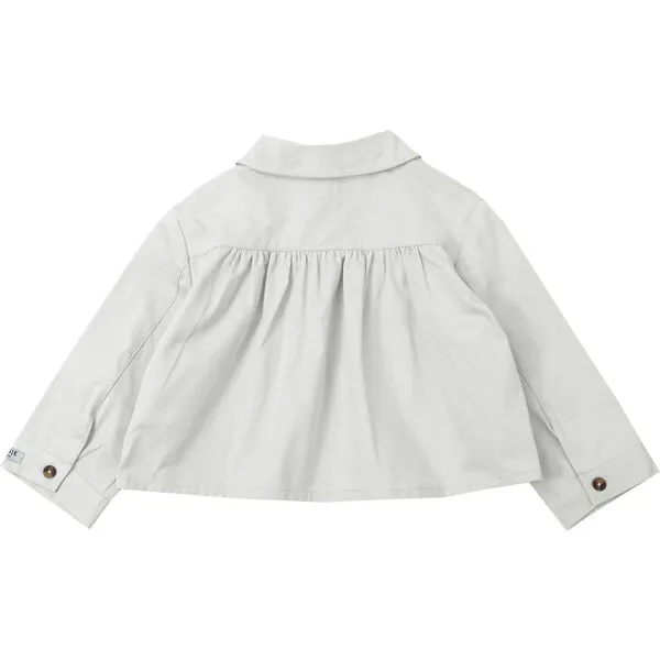 Donsje Amsterdam Noomi Peter Pan Collar 3-Buttoned Jacket, Ecru