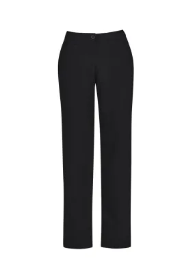 Fashion Biz Comfort Womens Waist Straight Leg Pant