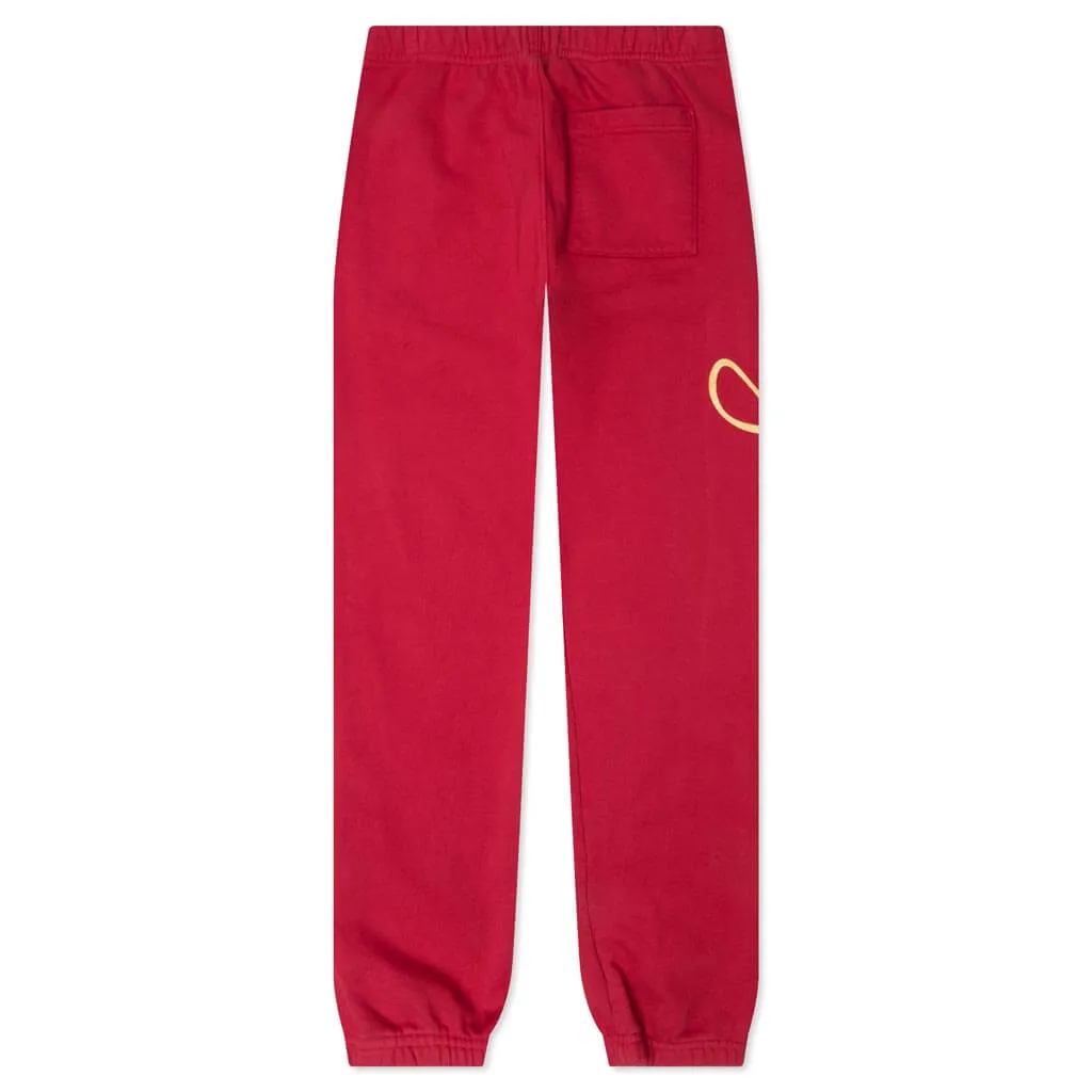 Feature x Wynn Shine Sweatpants - Scarlet