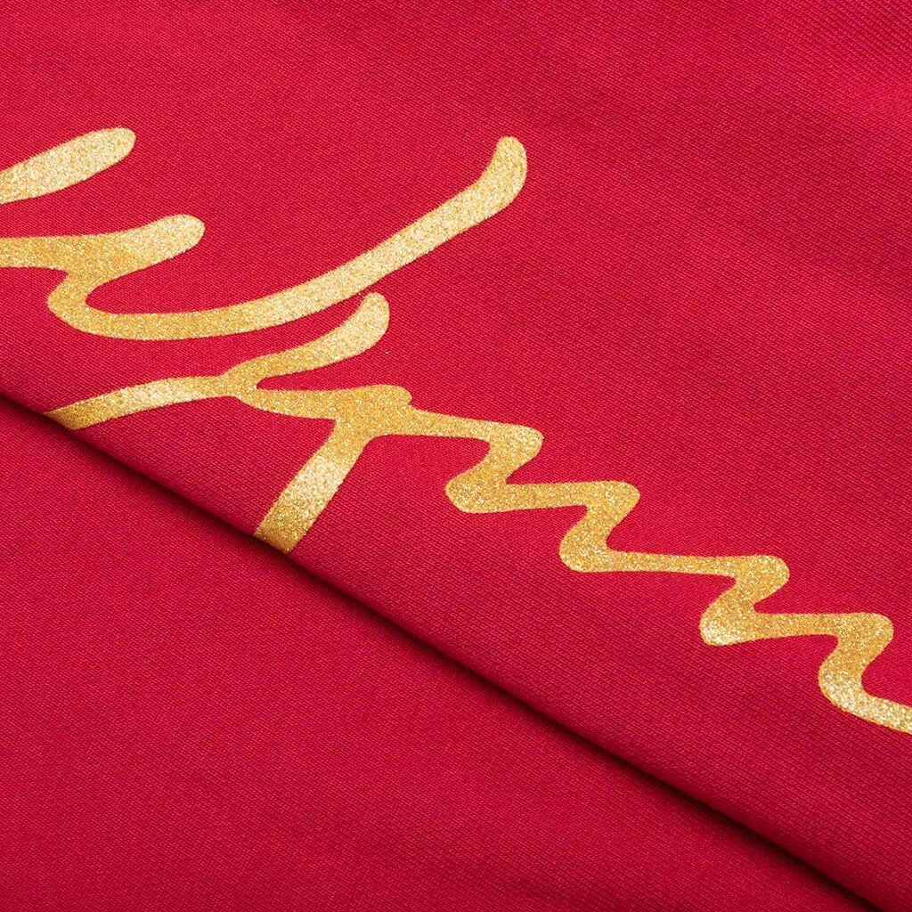 Feature x Wynn Shine Sweatpants - Scarlet