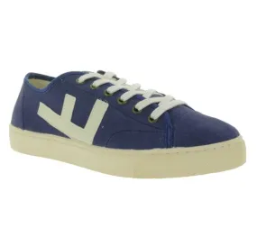 FLAMINGOS LIFE RANCHO NAVY IVORY Sneaker vegane Urlaubs-Schuhe Sneaker mit Kork Made in Spain Blau 