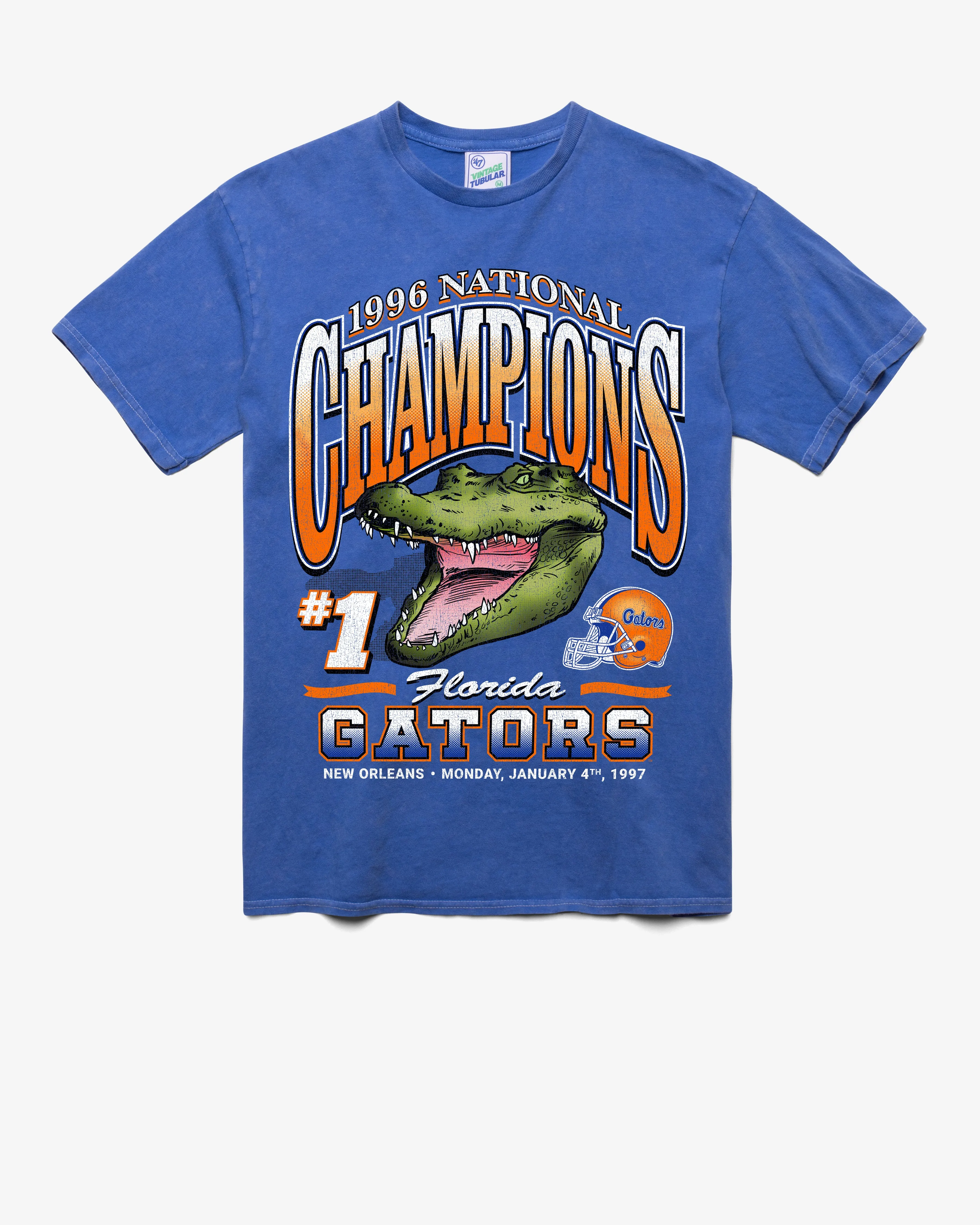 FLORIDA GATORS H-CHAMPS LOCKER VINTAGE '47 TUBULAR TEE