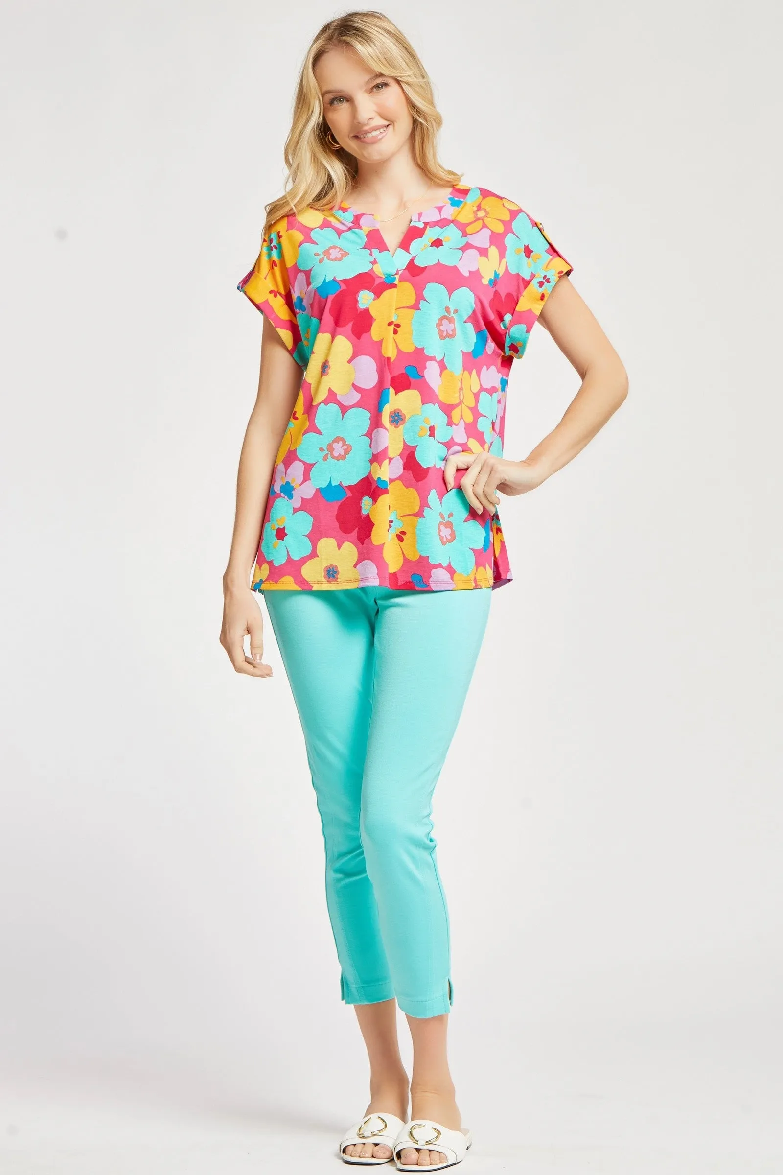 Flower Punch Lizzy Dolman Top