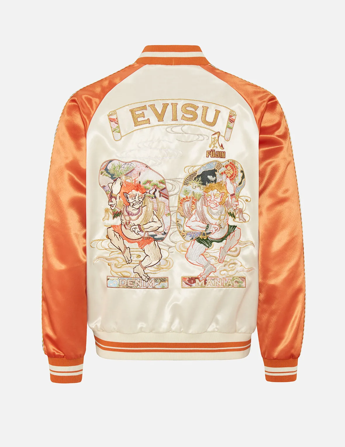 Fujin Twins Embroidered Souvenir Jacket