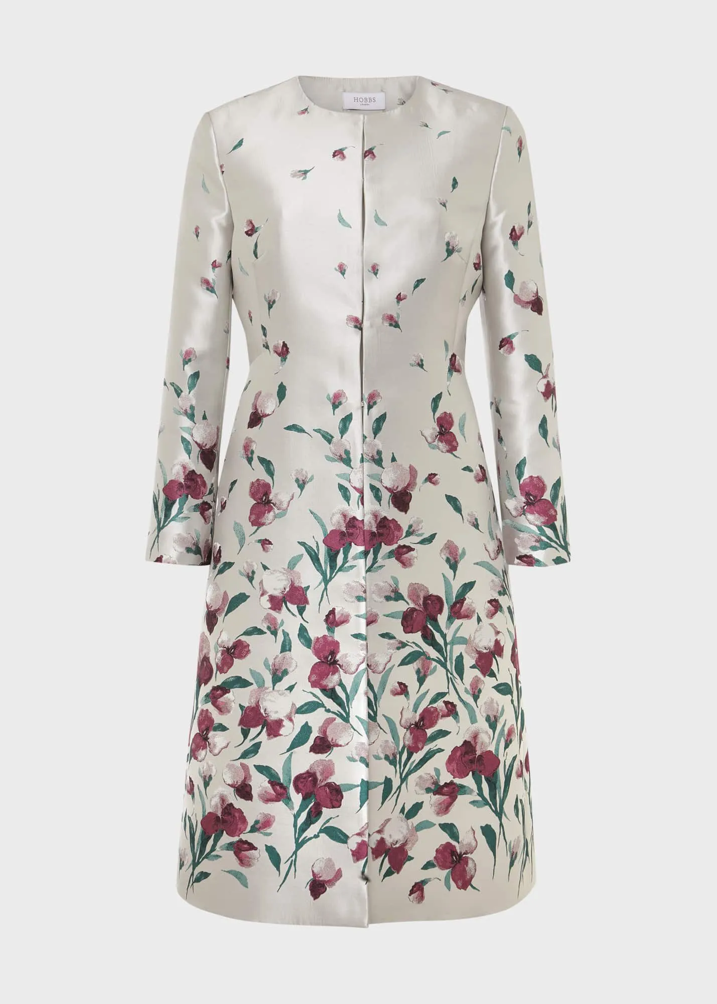 Gwen Floral Jacquard Coat 