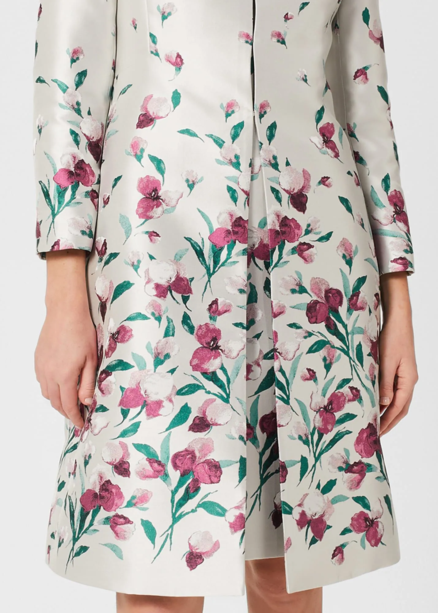 Gwen Floral Jacquard Coat 