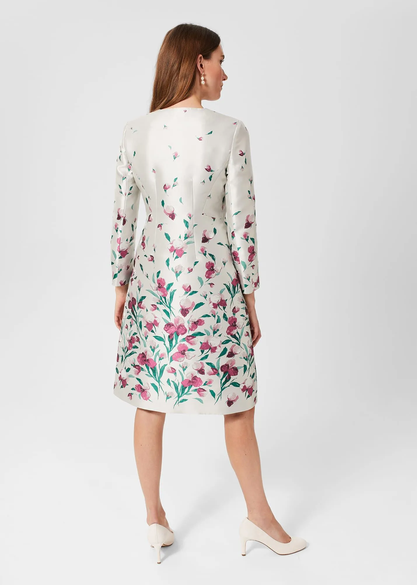 Gwen Floral Jacquard Coat 