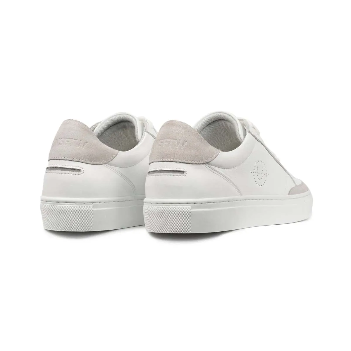 Helier Sneaker - White / Bone