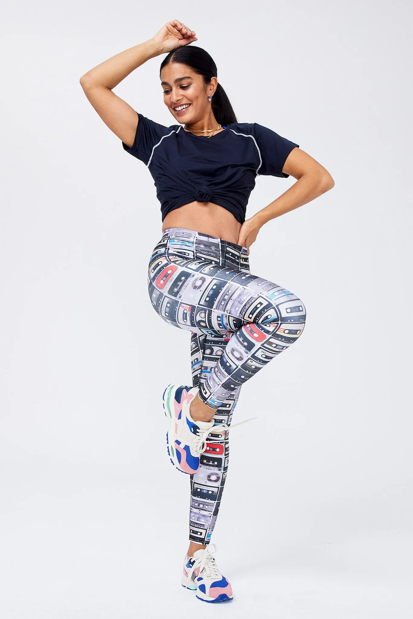 Hi-Shine Leggings in Mixtapes