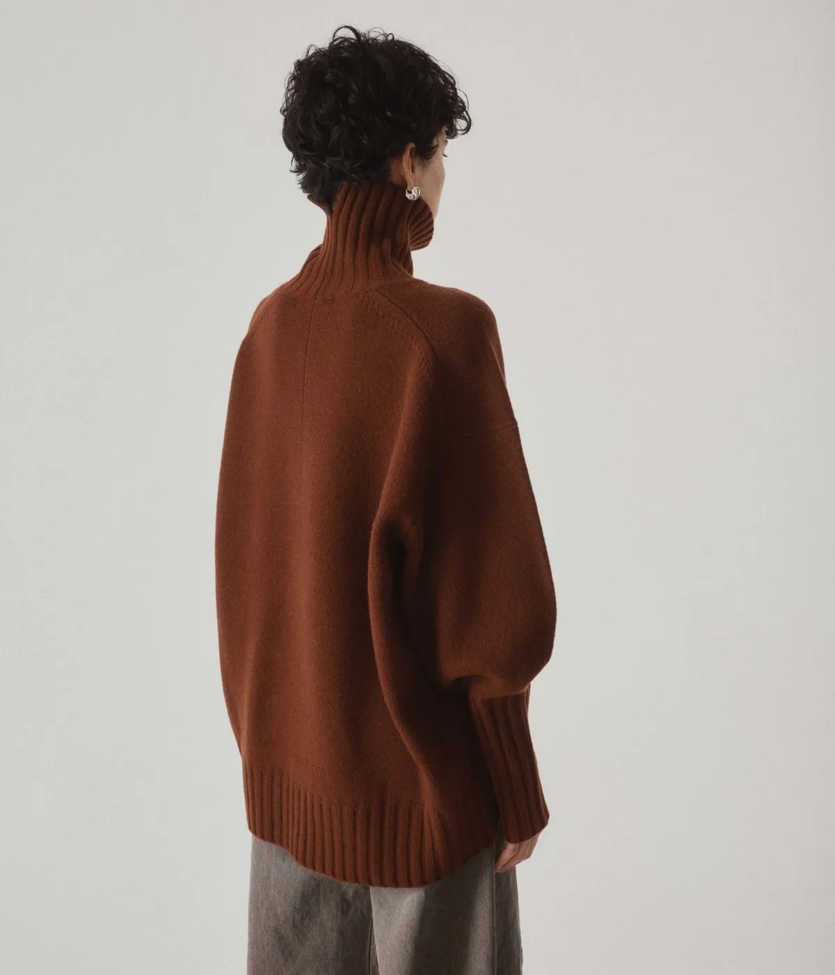 Highcollar Sweater - Cinnamon