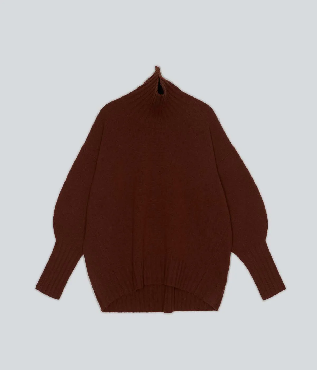 Highcollar Sweater - Cinnamon