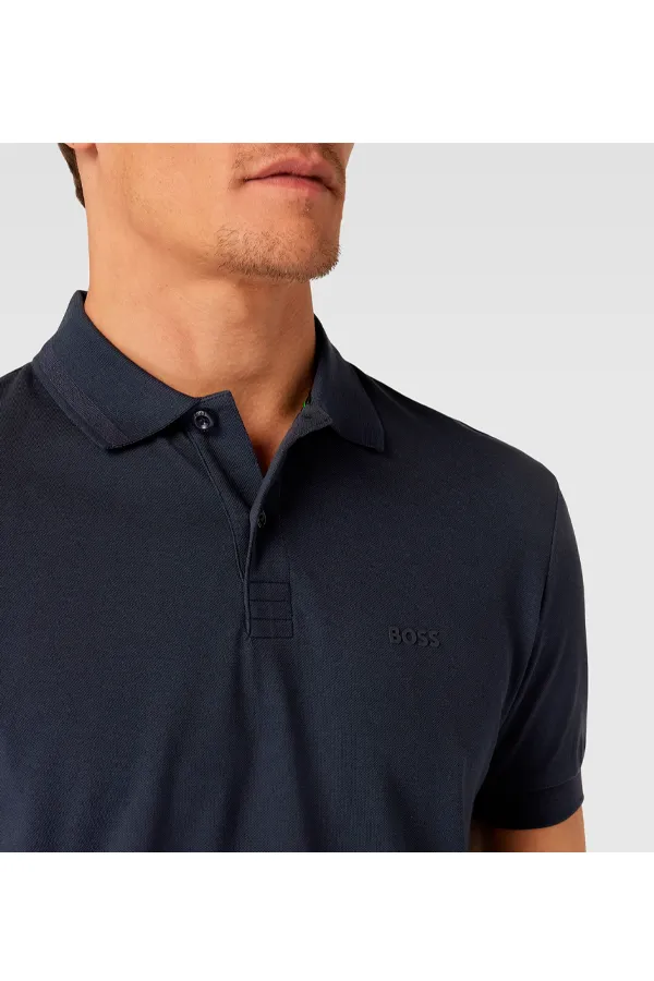 Hugo Boss Pio Logo Polo Navy