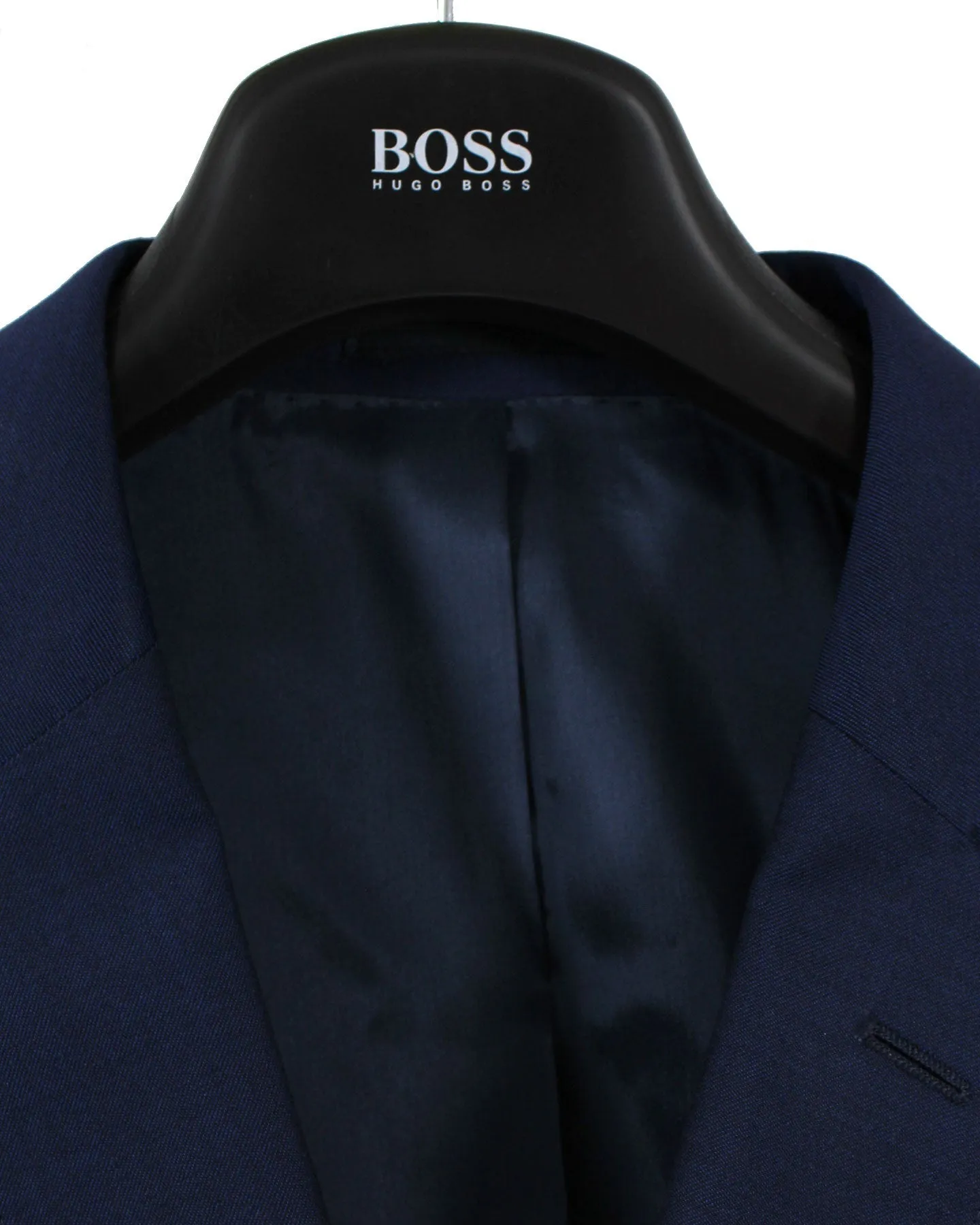 Hugo Boss Sport Coat Dark Blue - Virgin Wool Blazer EU 46 / US 36 R Slim Fit