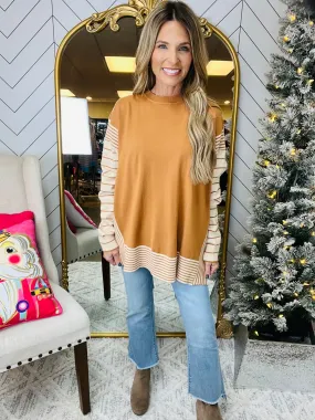 IS THAT CARAMEL TUNIC-WAREHOUSE SALE