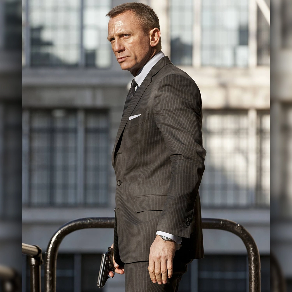 James Bond Charcoal Suit | Daniel Craig 007 Suit